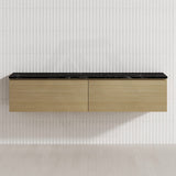 2-Drawer Flat 1800mm Bathroom Floating Wall Hung Vanity Cabinet Only Variant Colour Available