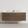 4-Drawer 1200/1500/1800Mm Wall Hung Bathroom Floating Vanity Multi-Colour Cabinet Only Vanities