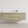 2 Doors Middle Drawers 1200/1500/1800Mm Wall Hung Bathroom Floating Vanity Multi-Colour Cabinet