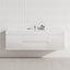 2 Doors Middle Drawers 1200/1500/1800Mm Wall Hung Bathroom Floating Vanity Multi-Colour Cabinet