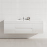 2 Doors Middle Drawers 1200/1500/1800Mm Wall Hung Bathroom Floating Vanity Multi-Colour Cabinet
