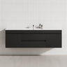 2 Doors Middle Drawers 1200/1500/1800Mm Wall Hung Bathroom Floating Vanity Multi-Colour Cabinet