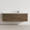 2 Doors Middle Drawers 1200/1500/1800Mm Wall Hung Bathroom Floating Vanity Multi-Colour Cabinet