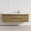 2 Doors Middle Drawers 1200/1500/1800Mm Wall Hung Bathroom Floating Vanity Multi-Colour Cabinet
