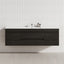 2 Doors Middle Drawers 1200/1500/1800Mm Wall Hung Bathroom Floating Vanity Multi-Colour Cabinet
