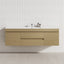 2 Doors Middle Drawers 1200/1500/1800Mm Wall Hung Bathroom Floating Vanity Multi-Colour Cabinet