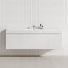 4-Door Wall Hung Bathroom Floating Vanity Double Bowls Multi-Colour Cabinet Only 1800Mm(Double Bowl)