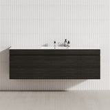 4-Door Wall Hung Bathroom Floating Vanity Double Bowls Multi-Colour Cabinet Only 1800Mm(Double Bowl)