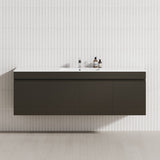 4-Door Wall Hung Bathroom Floating Vanity Double Bowls Multi-Colour Cabinet Only 1800Mm(Double Bowl)
