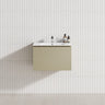 1-Drawer 600/750/900/1200mm Wall Hung Bathroom Floating Vanity Single Bowl Multi-Colour Cabinet Only