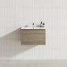 1-Drawer 600/750/900/1200mm Wall Hung Bathroom Floating Vanity Single Bowl Multi-Colour Cabinet Only