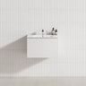 1-Drawer 600/750/900/1200mm Wall Hung Bathroom Floating Vanity Single Bowl Multi-Colour Cabinet Only