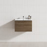 1-Drawer 600/750/900/1200mm Wall Hung Bathroom Floating Vanity Single Bowl Multi-Colour Cabinet Only