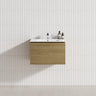 1-Drawer 600/750/900/1200mm Wall Hung Bathroom Floating Vanity Single Bowl Multi-Colour Cabinet Only