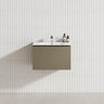 1-Drawer 600/750/900/1200mm Wall Hung Bathroom Floating Vanity Single Bowl Multi-Colour Cabinet Only