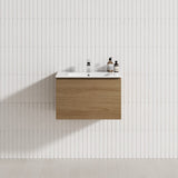 1-Drawer 600/750/900/1200Mm Wall Hung Bathroom Floating Vanity Single Bowl Multi-Colour Cabinet Only