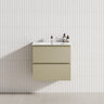2-Drawer 600/750/900/1200mm Wall Hung Bathroom Floating Vanity Single Bowl Multi-Colour Cabinet Only