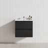 2-Drawer 600/750/900/1200mm Wall Hung Bathroom Floating Vanity Single Bowl Multi-Colour Cabinet Only