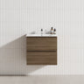 2-Drawer 600/750/900/1200Mm Wall Hung Bathroom Floating Vanity Single Bowl Multi-Colour Cabinet Only