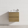 2-Drawer 600/750/900/1200mm Wall Hung Bathroom Floating Vanity Single Bowl Multi-Colour Cabinet Only