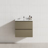 2-Drawer 600/750/900/1200mm Wall Hung Bathroom Floating Vanity Single Bowl Multi-Colour Cabinet Only