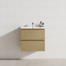 2-Drawer 600/750/900/1200mm Wall Hung Bathroom Floating Vanity Single Bowl Multi-Colour Cabinet Only