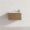 1-Drawer 600/750/900/1200Mm Wall Hung Bathroom Floating Vanity Single Bowl Multi-Colour Cabinet Only
