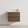 2-Drawer 600/750/900/1200Mm Wall Hung Bathroom Floating Vanity Single Bowl Multi-Colour Cabinet Only