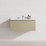 1-Drawer 600/750/900/1200Mm Wall Hung Bathroom Floating Vanity Single Bowl Multi-Colour Cabinet Only