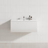 1-Drawer 600/750/900/1200Mm Wall Hung Bathroom Floating Vanity Single Bowl Multi-Colour Cabinet Only