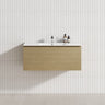 1-Drawer 600/750/900/1200Mm Wall Hung Bathroom Floating Vanity Single Bowl Multi-Colour Cabinet Only