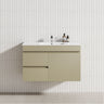 900mm Narrow Wall Hung Bathroom Floating Vanity 2-Drawer 2-Door Multi-Colour Cabinet Only