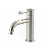 N#3(Nickel) Meir Harrington Round Curved Short Basin Mixer Solid Brass Brushed Nickel