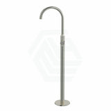 N#3(Nickel) Meir Harrington Round Freestanding Bath Mixer Solid Brass PVD Brushed Nickel