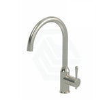 N#3(Nickel) Meir Harrington Round Gooseneck Kitchen Mixer Tap with 360 Degree Swivel Spout PVD Brushed Nickel
