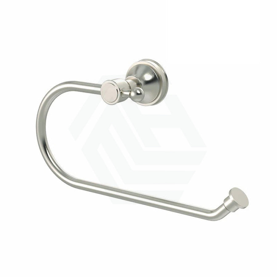 N#3(Nickel) Meir Harrington Guest Toilet Roll Holder Solid Brass Brushed Nickel