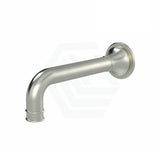 N#3(Nickel) Meir Harrington Brass Round Curved Wall Spout Brushed Nickel