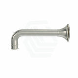 N#3(Nickel) Meir Harrington Brass Round Curved Wall Spout Brushed Nickel