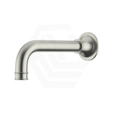 N#3(Nickel) Meir Harrington Brass Round Curved Wall Spout Brushed Nickel