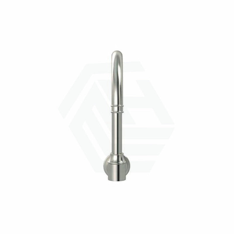 N#3(Nickel) Meir Harrington Round Swivel Wall Mounted Spout Brushed Nickel