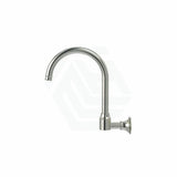 N#3(Nickel) Meir Harrington Round Swivel Wall Mounted Spout Brushed Nickel