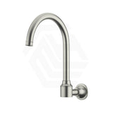 N#3(Nickel) Meir Harrington Round Swivel Wall Mounted Spout Brushed Nickel
