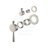 G#2(Gold) Meir Round Diverter Mixer Pinless Handle Trim Kit Pvd Tiger Bronze Wall Mixers 