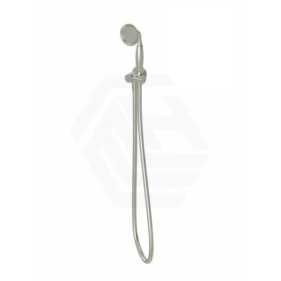 N#3(Nickel) Meir Harrington Round Hand Shower On Swivel Bracket PVD Brushed Nickel