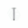 Meir Round Ceiling Shower Arm Polished Chrome Solid Brass Black Arms