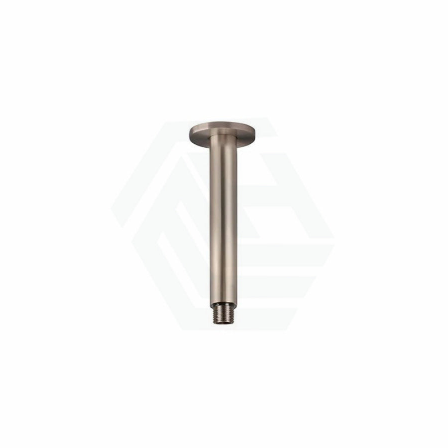 Meir Round Ceiling Shower Arm Champagne Solid Brass Arms