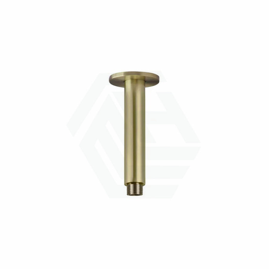 G#2(Gold) Meir Round Ceiling Shower Arm Pvd Tiger Bronze Solid Brass Brushed Gold Arms