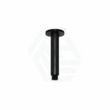 Meir Round Ceiling Shower Arm Matt Black Solid Brass Arms