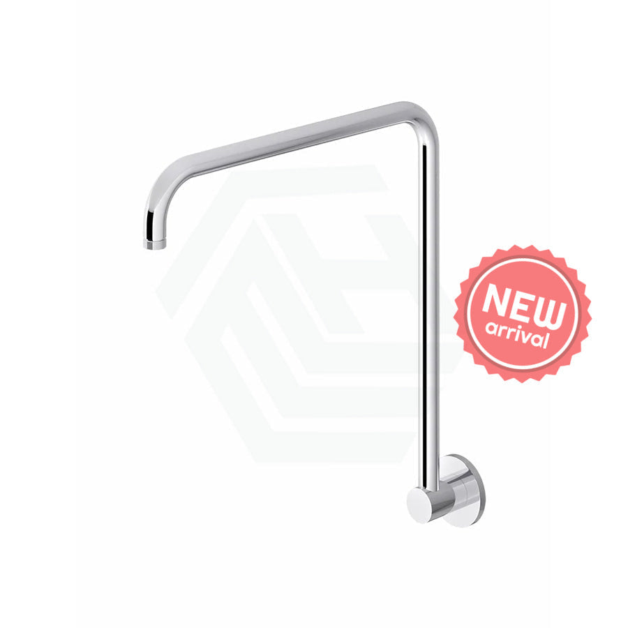 Meir Round Chrome Gooseneck High Rise Shower Arm Arms