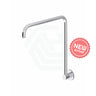 Meir Round Chrome Gooseneck High Rise Shower Arm Arms